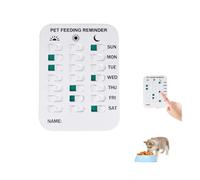 Pet Feeding Reminder, Cat And Dog Feeding Reminder Board, Indication Chart With Magnetic Reminder Sticker, Feed Your Puppy Dogs Cats for Prevent Overfeeding & Obesity (B)