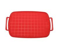 Pet Feeding Silicone Mat Non Easy Clean Dishwasher Safe Raised Edge Feeding Mat for Rabbits Hamsters Small Pets Food Water Bowl Silicone Pad 36x21.5x2cm