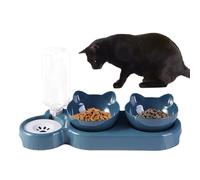 Pet Feeding Station - Pet Bowls | Dog And Cat Bowl, Anti-tipping Automatic Water Dispenser Combination, Food Basin That Prevent Black Chin, Pets Dish Supplies, Safe, Harmless, Won't Easily Deform