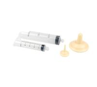 Pet Feeding Syringe Kit, Baby Animal Feeding For Accurate Milk Measurement Finger Feeding Syringe With Pacifier, Suitable For Newborn Kittens/Puppies/Hamsters/Rabbits/Squirrels(M (10ml+30ml))