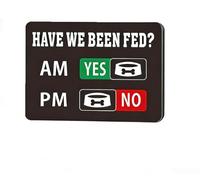 Pet Feeding Time Indicator with Magnetic Base for Refrigerator Use Designed for Cat and Dog Care Routines (A)