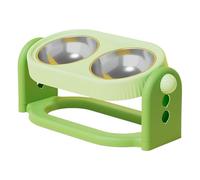 Pet Feeding Tower - Adjustable Triple Level Bowl Set for Dogs and Cats | Removable Dish Inserts Anti Slip Base Sturdy Stand Practical Mealtime Solution for Puppies Kittens Indoor Dining Outdoor Garden