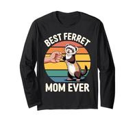 Pet Ferret Mom Ferret Parent Owner Ferrets Long Sleeve T-Shirt