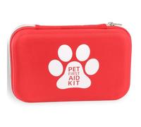 Pet First Aid Kit - 70+ Pieces for Dogs & Pets, Includes Adder Information Sheet, Vital Supplies for Home and Travel, Hard Case, Hard Wearing, Portable