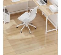 Pet Flooring Protector Noise Reduction Waterproof Easy Clean, No Yellowing And Curling Edges, Transparent Floor Mats, Rectangle PVC Clear Chair Mat For Hard Floors Office Kitchen(85x140cm)