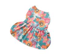 Pet Floral Dress Dog Skirt Pet Princess Elegant T-shirt Beach Influencers Same Props Dog Outfit