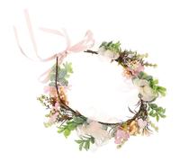 Pet Flower Collar Wedding Floral Dog Collar with Ribbon Fabric