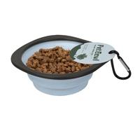 Pet Folding Bowl, Portable Water Bowl, Collapsibless Pet Dish, 6.18x5.51x1.97 Inches, Safe Materials, Convenient Carabiner Clip, For Hiking, Camping, Road-Tripping, Or Strolling In The Park