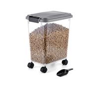 Pet food container Dry food box Cat & dog food storage Wheels