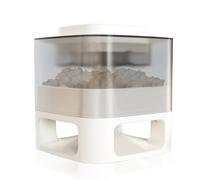 Pet Food Dispenser Interactive Slow Feeder for Cat Dog Food Leaker Treat Training Feeding Toys Educational Toy White