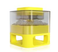 Pet Food Dispenser Interactive Slow Feeder for Cat Dog Food Leaker Treat Training Feeding Toys Educational Toy Yellow
