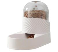 Pet Food Feeder - PP, 2L Automatic Dog Cat Feeder Transparent Container | Detachable Water Dispenser For Small Dogs, Medium Cats, Multi-pet Families, Short Trips
