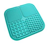 PET FOOD GRADE SILICONE CONSTRUCTION SUCTION BASE TEXTURED SLOW AKING MAT PREVENTS SPILLS while eating