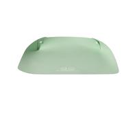 Pet Food Mat, Scalloped Edge Dog Cat Bowl Mat with Rubber Backing, Quick-Dry Leather Feeding Mat for Messy Drinkers