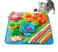 Pet Food Mat - Slow Chew Pad, Scent Tracking Mat | Anti-Flood Brain Stimulation Fabric Fun Search Search Game J