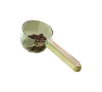 Pet Food Measuring Cup - Dog Cat Scoop, Wooden Handle Portion Tool | Sealing Clip Food Cup for Wet and Dry Meals, Kitchen Pet Supplies, Precise Food Dispenser for Home Feeding Routine, Travel Access