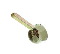 Pet Food Measuring Cup - Scoop With Wooden Handle, Built In Sealing Clip | Feeding Tool For Dogs And Cats, Ideal For Dry Food, Wet Meals