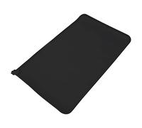 Pet Food Pad Portable Skid Silicone Pet Feeding Mat for Sm Dogs Cats Gray Food PadFood MatPet Feeding MatDog D So That Stable (Black)