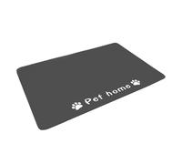 Pet Food Placemat - Non-Slip Quick-Dry Mat For Messy Eaters | Absorbent Waterproof Dog Bowl Mat, Cat Feeding Mat | 30x50cm, Easy-Care Rubber Dog Accessories For Floors, Machine Washable