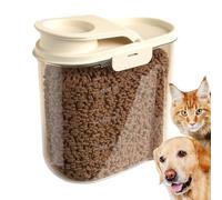 Pet Food Storage, 2L Container for Dog Food, Large Airtight Visible Anti-moisture Dust-proof Grain Dispenser for Home Garage Pantry Barn Farm Rice Cereal Soybean Flour