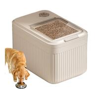 Pet Food Storage Container - Large Capacity Airtight Dog Cat Food Bin | Multi-Purpose Rice Grain Container Design | Dog Cat Rabbit Treat Dispenser for Home Kitchen Garage Farm