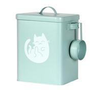 Pet Food Storage, Dog Treat Container, Cat Snack Organizer, Airtight Se-al And Anti-Moisture Protection, 6L Capacity With Spoon, 18 X 15 X 23 Cm, For Kitchen