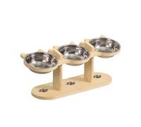 Pet Food Water Dispenser Adjustable Stand Elevated Feeder for Dry Treats Home Accessory Dog Water Bowl