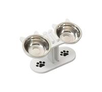 Pet Food Water Dispenser Adjustable Stand Elevated Feeder for Dry Treats Home Accessory Dog Water Bowl