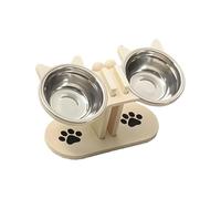 Pet Food Water Dispenser Adjustable Stand Elevated Feeder for Dry Treats Home Accessory Dog Water Bowl