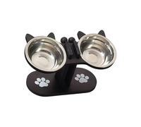 Pet Food Water Dispenser Adjustable Stand Elevated Feeder for Dry Treats Home Accessory Dry Food Pet Bowl