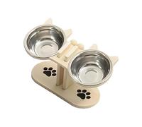 Pet Food Water Dispenser Adjustable Stand Elevated Feeder for Dry Treats Home Accessory Dry Food Pet Bowl