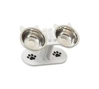 Pet Food Water Dispenser Adjustable Stand Elevated Feeder for Dry Treats Home Accessory Dry Food Pet Bowl