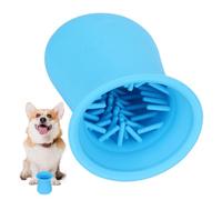 Pet Foot Cleaner - Silicone 9 x 9 x 12.5 cm | Portable Dog Paw Cleaning Cup With Massage Needle Design, Easy Wash For Walking Traveling Home Camping | For Dogs Puppies Hygiene Care Use