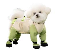 Pet Foot Shield - Weatherproof Canine Sneakers, Elastic Support Leg Straps with Reflective Bands, Tough Terrain Dog Walk Shoes for Rough Paths, Glow Trail Foot Protectors for Outdoor Protection
