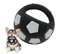 Pet Football Chew Sphere - Elastic Bite Friendly Material Composition, Tug Friendly Strap Control Design, Cognitive Enrichment Play Object, Companion Animal Entertainment Accessory | for Puppy Energy