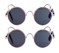 Pet for Dogs and Cats Metal Frame Round Lens Fashionable Suitable for Small Pet Daily Use
