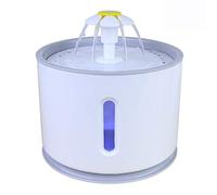 Pet Fountain 2.4L Super Quiet Automatic Cat Fountain Water Dispenser for Cats Dogs Multiple Pets Easy to clean/gray / 18×13cm