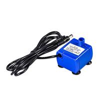 Pet Fountain Pump, AC 12V Submersible Electric Ultra Low Noise Low Power Consumption Submersible Cat with 5.9ft Long Cable for Dogs Kitten 1.7in x 1.6in x 1.2in