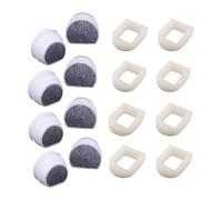 Pet Fountain Replacement - 8 Parts Activated Carbon Cotton, Foam Filters Without Harmful to Animals | Replacement Water Fountains for