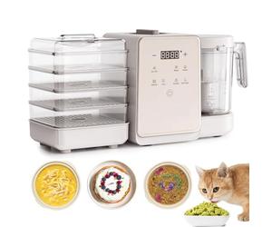 Pet Fresh Food Processor, Smart Pet Treat Maker with 100+ Recipes, Easy One Step Touch Panel, DIY Pet Dry & Wet Food, for Dogs, Cats & Animals Lovers