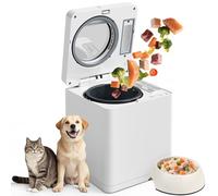 Pet Fresh Meal Cooker,5-in-1 Auto Fresh Food Cooker with Chop,Slow Cook, Mix, Self-Cleaning and Timer, 2.6 Quart Capacity Foods Cooker Makes 1.5Lbs Foods for 2 Dogs, DIY Pet Recipes, Wet or Dry Meals