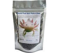 Pet Friend Axolotl Food Balance Pellet Diet for Adult Axolotl Tadpoles Clawed Frogs and other Amphibians 4.5mm Adult Pellet 90g