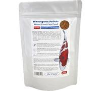 Pet Friend Wheatgerm Pond Fish Food 350g 5mm Floating Pellets Easily Digestible Goldfish & Koi Cold Water Low Waste Winter Feeding