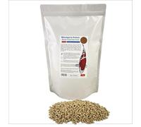 Pet Friend Wheatgerm Pond Fish Food 500g 5mm Floating Pellets Easily Digestible Goldfish & Koi Cold Water Low Waste Winter Feeding