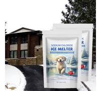 Pet-friendly de-icer ice melt, animal-friendly road salt, skin-friendly, irritless, improve accessibility of roads and yards in winter (2 pieces)