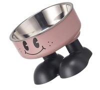 Pet Friendly High Leg Bowl With Neck Relief Stainless Steel Large Capacity Feeders For Indoor And Outdoor Feeding Pet Feeding