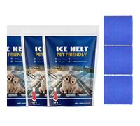 Pet Friendly Ice Melt, Snow Melting, Concrete & Driveway Safe, Fast-Acting Ice Dissolver for Walkways, Patios, Steps (Multicolor-B)