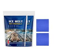 Pet Friendly Ice Melt, Snow Melting, Concrete & Driveway Safe, Fast-Acting Ice Dissolver for Walkways, Patios, Steps (Multicolor-A)