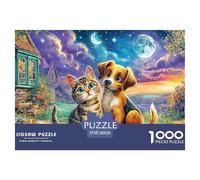 Pet FriendsProdigious 1000-Piece Jigsaw Puzzles for Adults Consisting of 1000 Seemingly Insurmountable Challenging Puzzle Educational Pieces - Forged As A Legacy Gift Jigsaw Puzzles for Adults And Ki