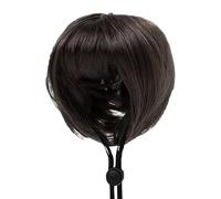 Pet Fringe Wig - High Temperature Wire Dog Cat | 14cm Adjustable Bob Cut Ear-Revealing Style | Comfortable Breathable Accessory For Halloween Christmas Party Costume